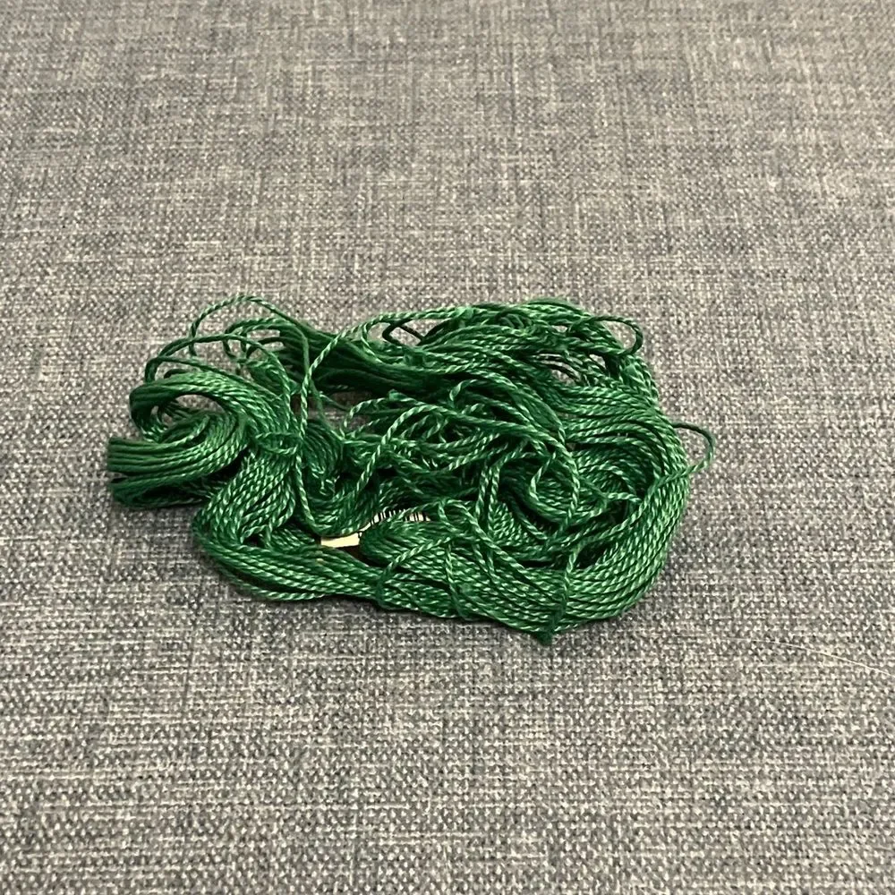 Green Needlepoint Thread Yarn